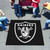 Las Vegas Raiders Tailgater Mat Raiders Primary Logo Black