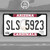 Arizona Cardinals License Plate Frame - Black "Cardinal" Logo & Wordmark Red