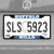 Buffalo Bills License Plate Frame - Black "Buffalo" Logo & Wordmark Blue