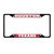 Houston Texans License Plate Frame - Black Texans Primary Logo and Wordmark Red