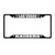Las Vegas Raiders License Plate Frame - Black "Raider" Logo & Wordmark Black