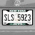 New York Jets License Plate Frame - Black "Oval NY Jets" Logo & Wordmark Green