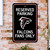 Atlanta Falcons Parking Sign Falcon Primary Logo Black