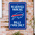 Buffalo Bills Parking Sign Buffalo Primary Logo Blue