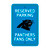 Carolina Panthers Parking Sign Panther Primary Logo Black