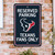 Houston Texans Parking Sign Texans Primary Logo Navy