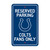Indianapolis Colts Parking Sign Horseshoe Primary Logo Blue
