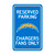 Los Angeles Chargers Parking Sign Bolt Primary Logo Blue