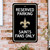 New Orleans Saints Parking Sign Fleur-de-lis Primary Logo Black
