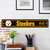 Pittsburgh Steelers Street Sign Steeler Primary Logo Black