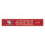 San Francisco 49ers Street Sign Oval SF Primary Logo Red