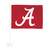 University of Alabama - Alabama Crimson Tide Car Flag A Primary Logo Red