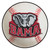 University of Alabama - Alabama Crimson Tide Baseball Mat A Primary Logo White