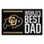 University of Colorado - Colorado Buffaloes Starter Mat - World's Best Dad CU Buffalo Primary Logo Black