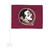 Florida State University - Florida State Seminoles Car Flag "Seminole Head" Logo Maroon