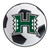 University of Hawaii - Hawaii Rainbows Soccer Ball Mat H Primary Logo Green