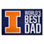 University of Illinois - Illinois Illini Starter Mat - World's Best Dad Block I Primary Logo Navy