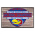 University of Kansas - Kansas Jayhawks Dynasty Starter Mat "Bird Head" Logo Tan