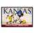 University of Kansas - Kansas Jayhawks Starter Mat - Ticket Kansas Wordmark Tan