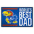 University of Kansas - Kansas Jayhawks Starter Mat - World's Best Dad Jayhawk Primary Logo Blue