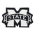 Mississippi State University Chrome Emblem 3"x3.2"