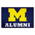 University of Michigan - Michigan Wolverines Starter Mat - Alumni M Primary Logo Blue