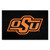 Oklahoma State University - Oklahoma State Cowboys Starter Mat OSU Primary Logo Black