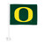 University of Oregon - Oregon Ducks Car Flag O Primary Logo Green