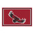 St. Joseph's University - St. Joseph's Red Storm 4x6 Rug Hawk Primary Logo Red
