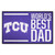 Texas Christian University  - TCU Horned Frogs Starter Mat - World's Best Dad TCU Primary Logo Purple