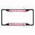 University of Wisconsin - Wisconsin Badgers License Plate Frame - Black W Primary Logo and Wordmark Red