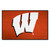 University of Wisconsin - Wisconsin Badgers Starter Mat W Primary Logo Red