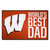 University of Wisconsin - Wisconsin Badgers Starter Mat - World's Best Dad W Primary Logo Red