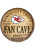 Kansas City Chiefs Round 14" Round Fan Cave Sign