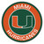 University of Miami Roundel Mat 27" diameter