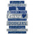 Los Angeles dodgers Sign 11x17 Wood Family Word Design