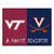 House Divided - Virginia Tech / Virginia House Divided Mat 33.75"x42.5"