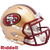 San Francisco 49ers Helmet Riddell Replica Mini Speed Style 1996-2008 T/B