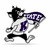Kansas State Wildcats Pennant Shape Cut Mascot Design