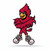 Louisville Cardinals Pennant Shape Cut Mascot Design
