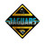 Jacksonville Jaguars Sign Metal Diamond Shape