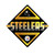 Pittsburgh Steelers Sign Metal Diamond Shape