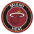 NBA - Miami Heat Roundel Mat 27" diameter
