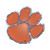 Clemson University - Clemson Tigers Embossed Color Emblem Tiger Paw Primary Logo Orange