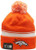 New Era Cap 'NFL - Denver Broncos' Pom Knit Cap Orange One Size