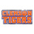Clemson University - Clemson Tigers Embossed Color Emblem 2 "Clemson Tigers" Wordmark Orange
