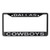 Dallas Cowboys Laser Chrome License Plate Frame Black