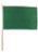 Dark Green Solid Color 12x18in Stick Flag