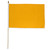 Gold Solid Color 12x18in Stick Flag