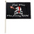 Time Flies When Having Rum Pirate  12x18in Stick Flag